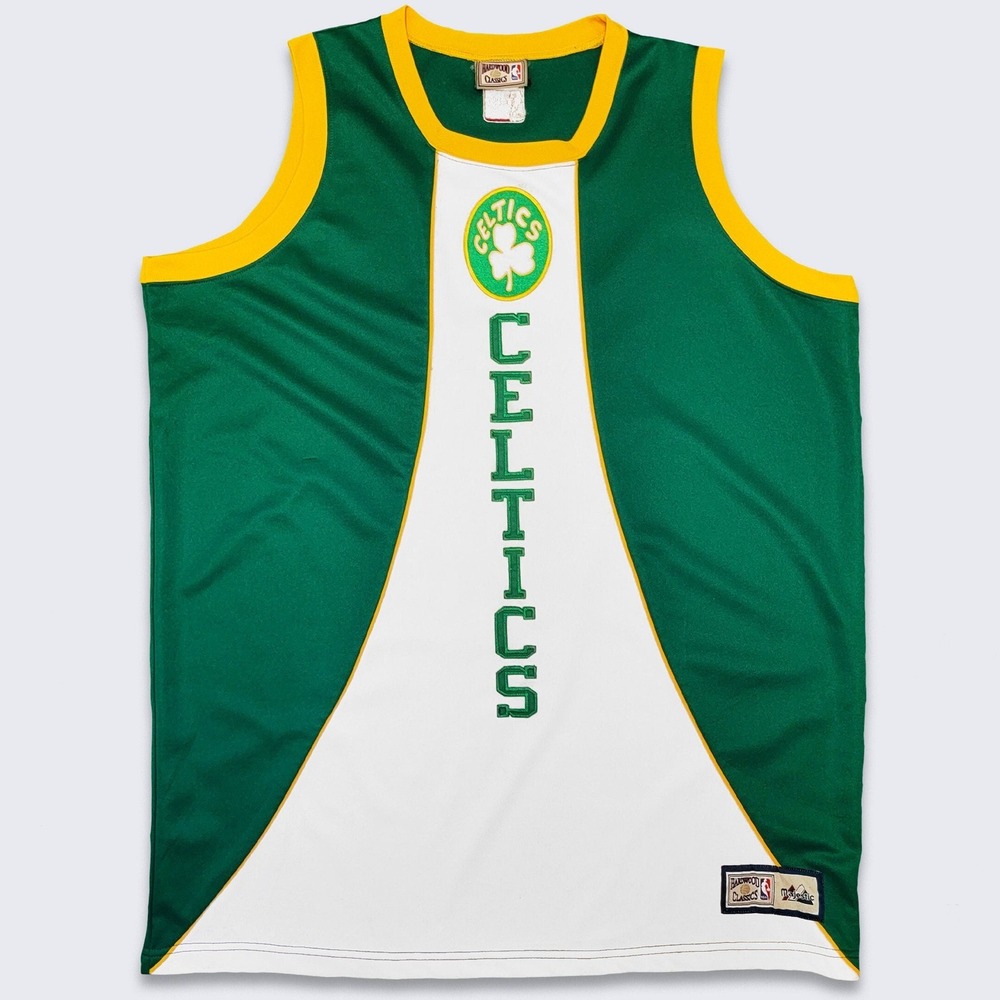 Boston Celtics Vintage Majestic Basketball Jersey-Hardwood Classics NBA Swingman